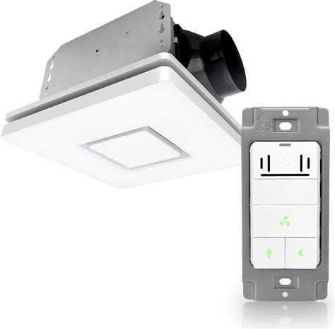 fan light combo with moisture meter|Akicon Humidity Sensor Switch, Bathroom Exhaust .